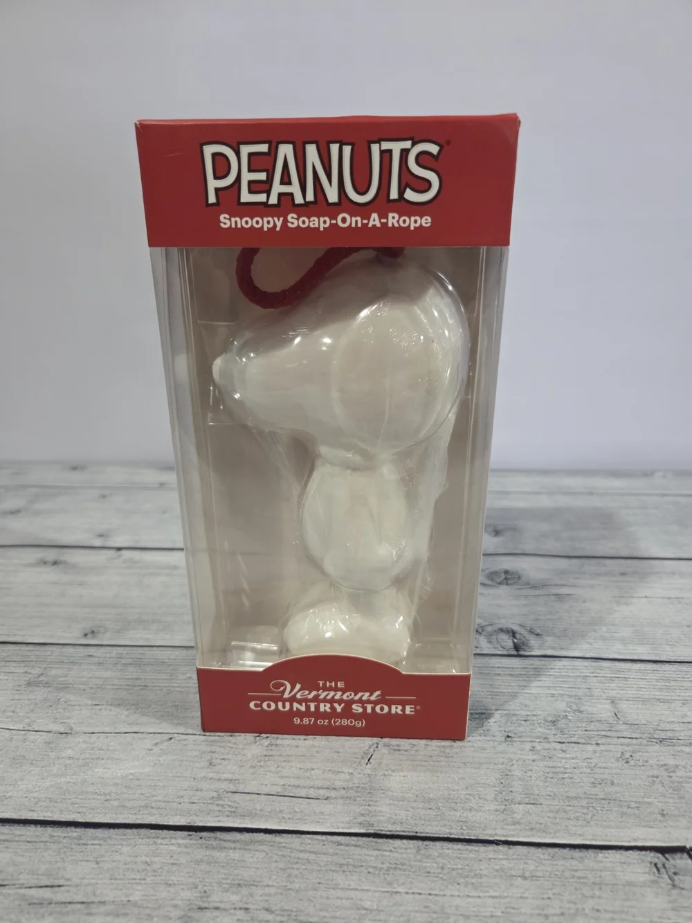 Peanuts The Vermont Country Store Snoopy Soap-On-A-Rope
